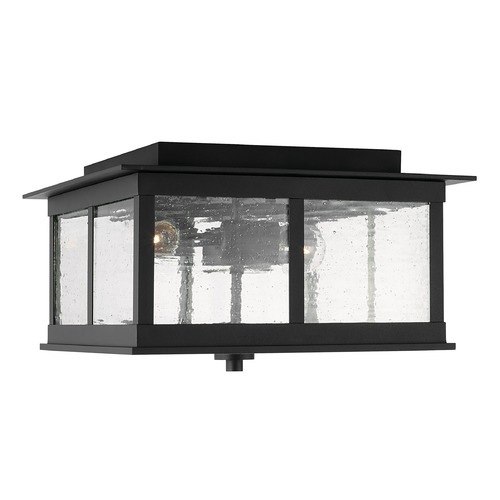 Capital Lighting Barrett 13-Inch Black Flush Mount by HomePlace by Capital Lighting 943836BK