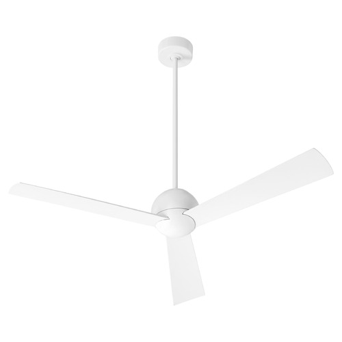 Oxygen Rondure 54-Inch Damp Ceiling Fan in White by Oxygen Lighting 3-114-6