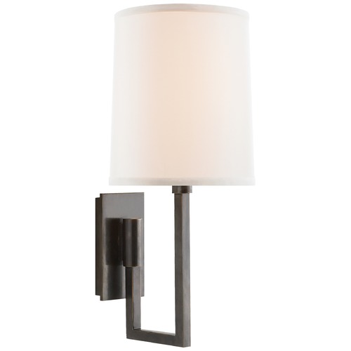 Barbara Barry Aspect Library Sconce in Bronze by Visual Comfort Signature