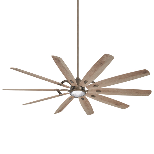 Barn H2O 84-Inch LED Smart Fan in Heirloom Bronze by Minka Aire