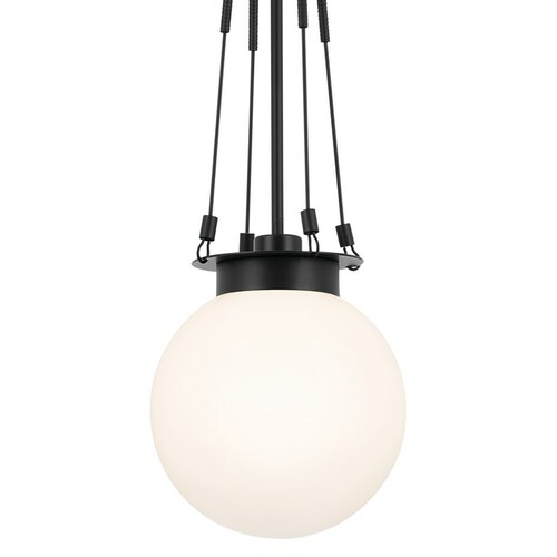 Kichler Lighting Albers Black Pendant by Kichler Lighting 52582BK