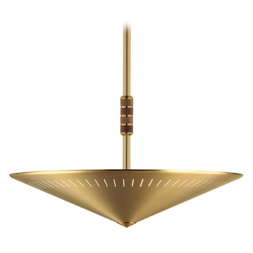 Maxim Lighting Helsinki Natural Aged Brass Pendant by Maxim Lighting 11436NAB