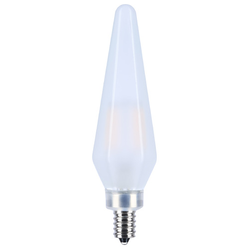 2W HX11 Prismatic 2700K E12 LED Light Bulb with Frost Finish by Satco