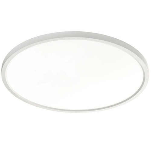 Afx Lighting Edge Round Large White LED Flushmount Light