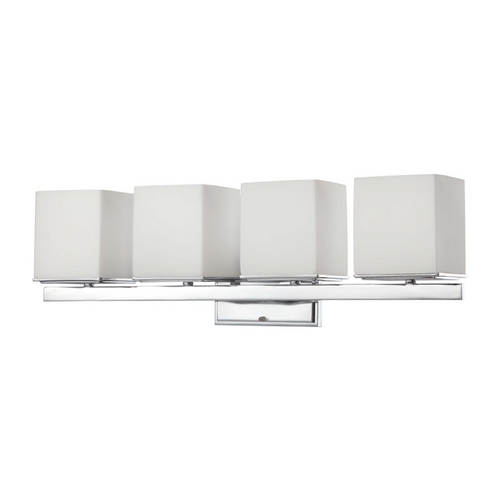 Modern Bathroom Light in Polished Chrome by Nuvo Lighting