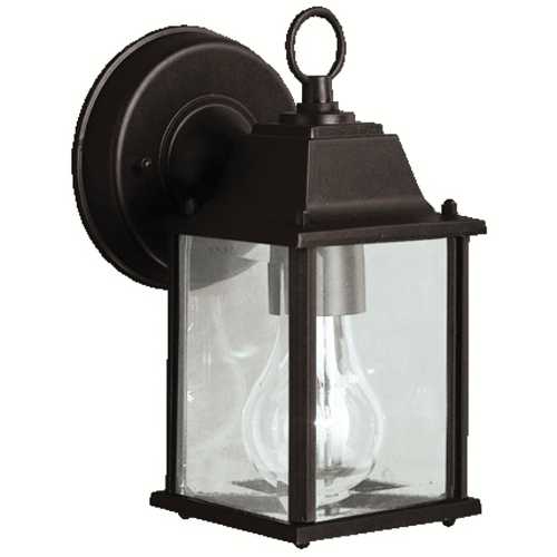 Barrie 8.50-Inch Outdoor Wall Light in Black by Kichler Lighting
