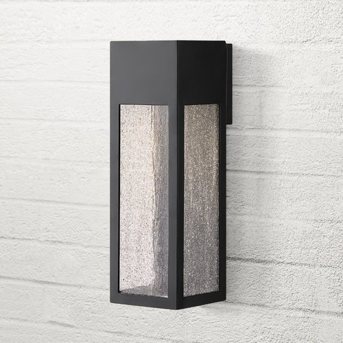 Hinkley Rook 15-Inch Satin Black LED Outdoor Wall Light 2700K by Hinkley Lighting 1785SK-LL