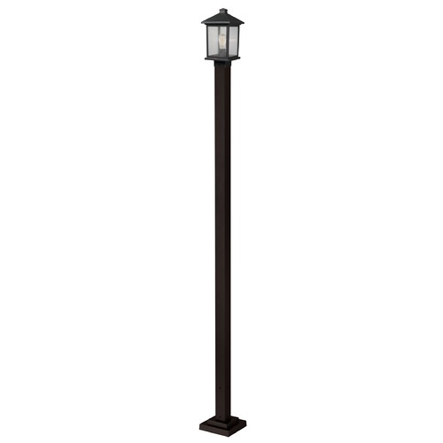Portland Oil Rubbed Bronze Post Light by Z-Lite