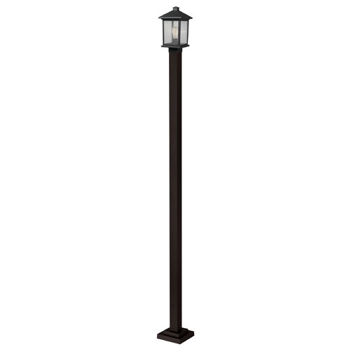 Z-Lite Portland Oil Rubbed Bronze Post Light by Z-Lite 531PHMS-536P-ORB