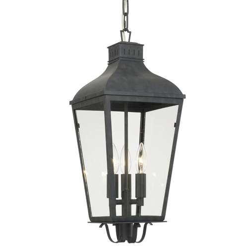 Crystorama Lighting Dumont Outdoor Hanging Lantern in Graphite by Crystorama Lighting DUM-9805-GE