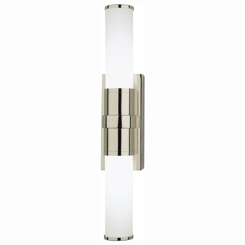 Robert Abbey Lighting Roderick Polished Nickel LED Vertical Bathroom Light