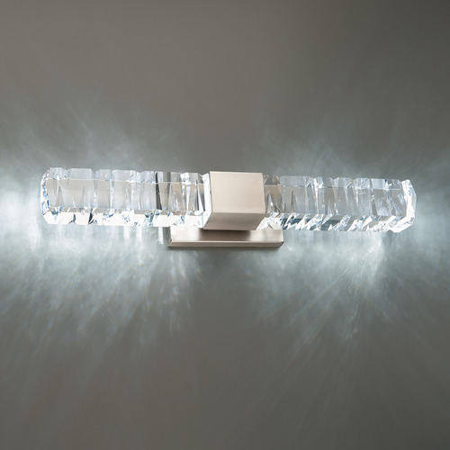 Juliet Brushed Nickel LED Vertical Bathroom Light by Modern Forms