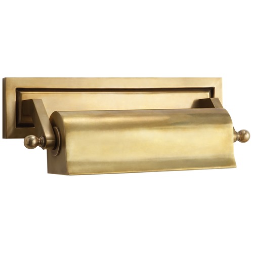 Visual Comfort Signature Collection Thomas OBrien Library 10-Inch Art Light in Brass by Visual Comfort Signature TOB2604HAB