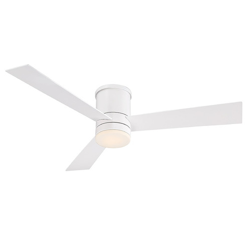 WAC Lighting San Francisco 52-Inch Flush LED Fan in Matte White by WAC Lighting F-082L-MW