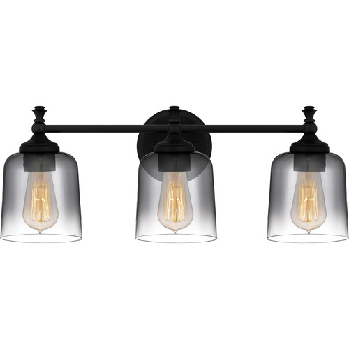 Quoizel Lighting Jenson Matte Black Bathroom Light by Quoizel Lighting JEN8624MBK