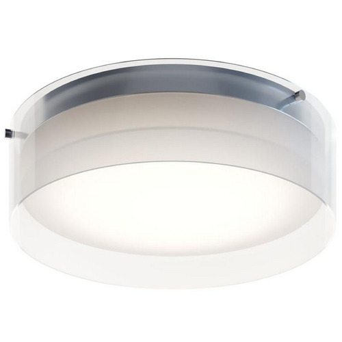 Afx Lighting Studio Polished Chrome LED Flushmount Light