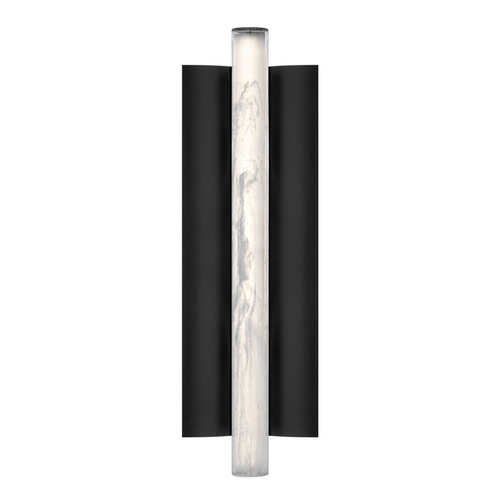 Modern Forms by WAC Lighting Modern Forms Rapper Black LED Sconce WS242618-BK