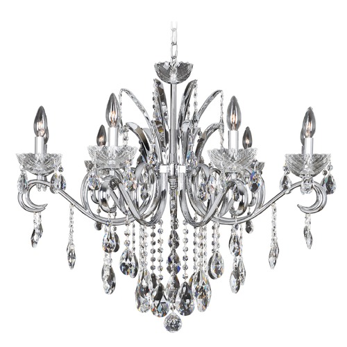 Allegri Lighting Allegri Catalani 9-Light Crystal Chandelier in Chrome 023852-010-FR001