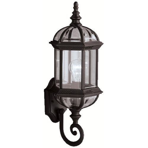 Barrie 21.75-Inch Outdoor Wall Light in Black by Kichler Lighting