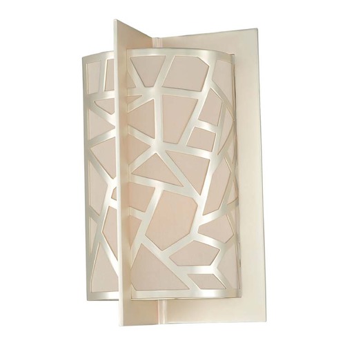 Kalco Lighting Miramar Rose Silver Sconce by Kalco Lighting 303521RS