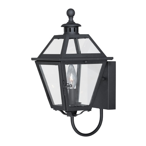 Vaxcel Lighting Nottingham Textured Black Outdoor Wall Light by Vaxcel Lighting T0078