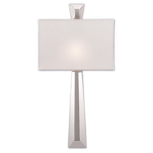 Currey and Company Lighting Currey and Company Arno Polished Nickel LED Sconce 5900-0015