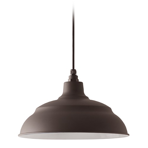 Capital Lighting RLM Oiled Bronze Barn Light with Warehouse Shade by Capital Lighting 936311OZ