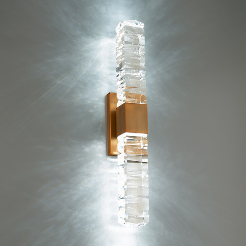 Modern Forms by WAC Lighting Juliet Aged Brass LED Vertical Bathroom Light by Modern Forms WS-58127-AB