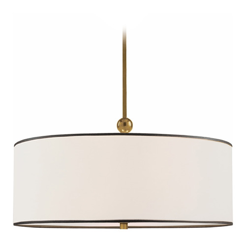 Visual Comfort Signature Collection Thomas OBrien Reed Pendant in Brass by Visual Comfort Signature TOB5011HABLBT