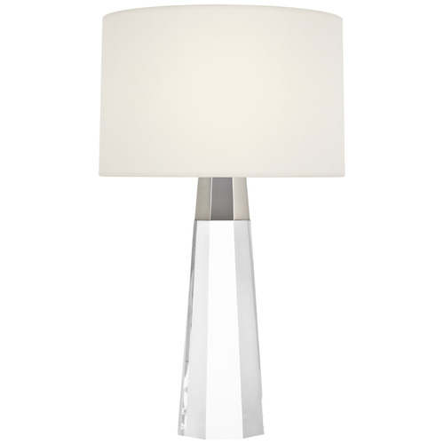Visual Comfort Signature Collection Visual Comfort Signature Collection Aerin Olsen Crystal & Polished Nickel LED Accent Lamp ARN3028CG/PN-L