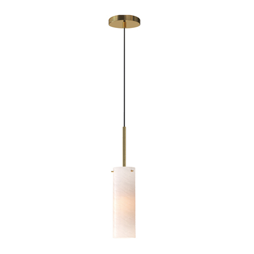 Blizzard Mini Pendant in Natural Aged Brass by Maxim Lighting