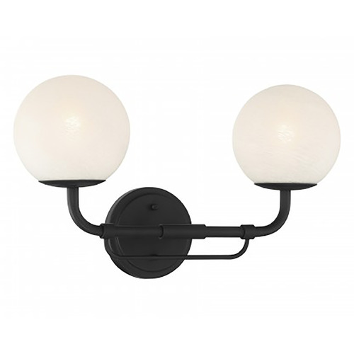 Minka Lavery Rolando Hidalgo Whitehall Dark Matte Black Bathroom Light