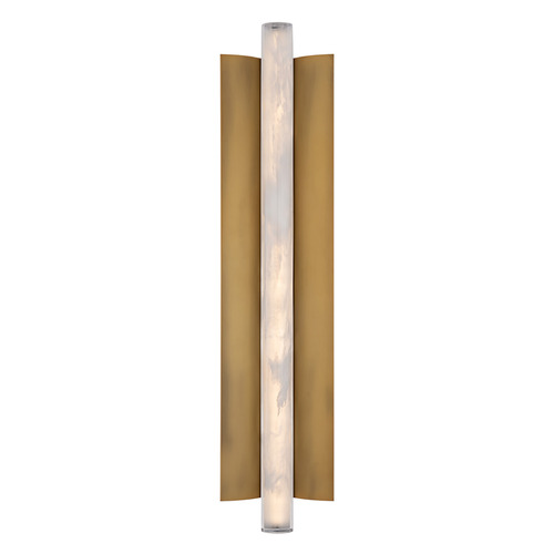 Modern Forms by WAC Lighting Modern Forms Rapper Aged Brass LED Sconce WS242624-AB