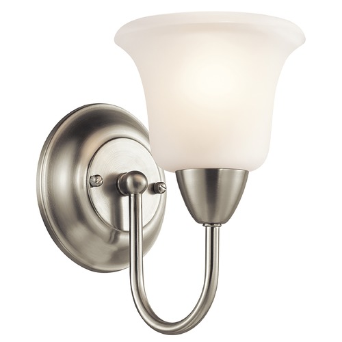 Nicholson 10-Inch Wall Sconce in Brushed Nickel by Kichler Lighting