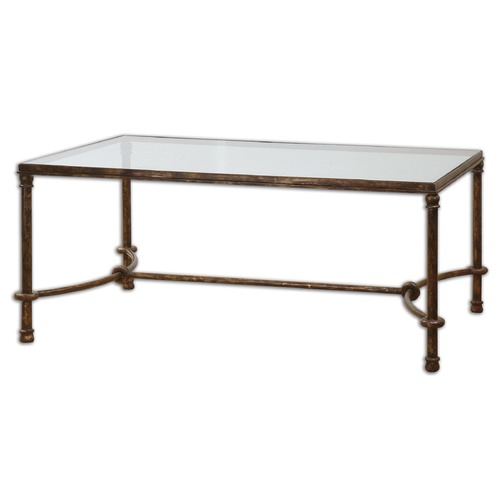 Warring Iron Coffee Table by Uttermost Lighting