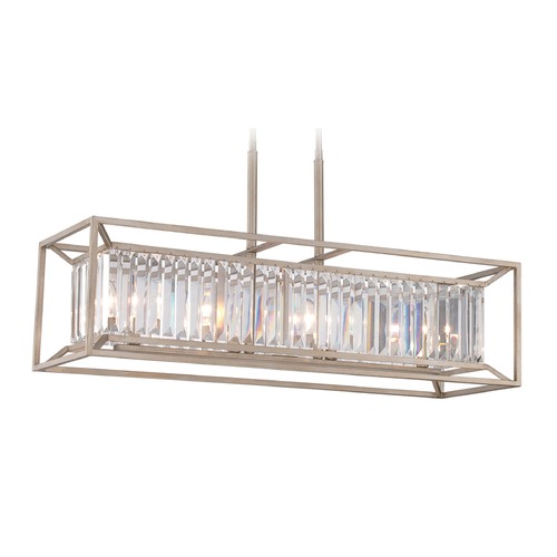 Designers Fountain Lighting Designers Fountain Linares Aged Platinum Island Light 87438-AP