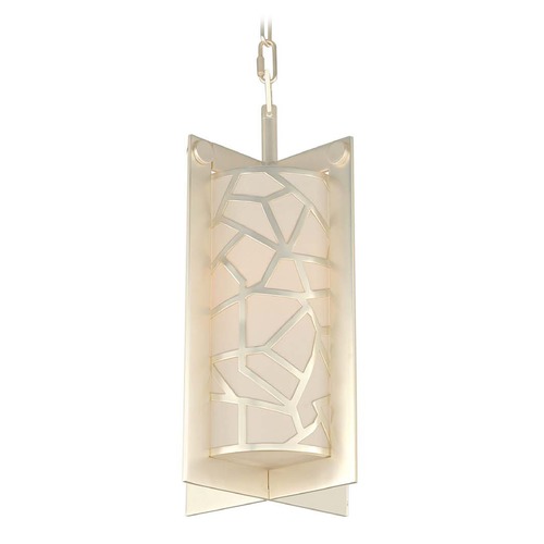 Miramar Rose Silver Mini Pendant by Kalco Lighting