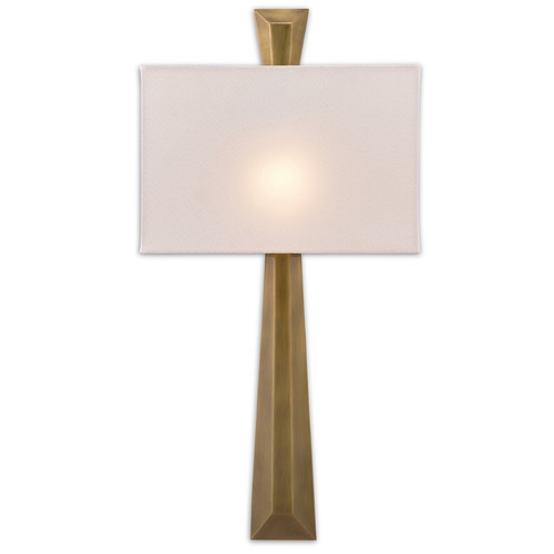 Currey and Company Lighting Arno LED Wall Sconce in Polished Antique Brass by Currey & Company 5900-0016