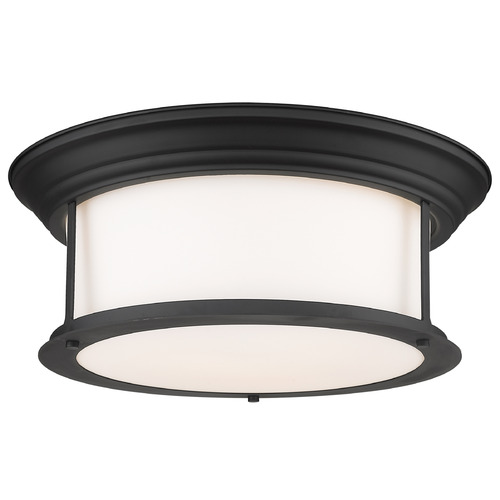 Z-Lite Sonna Matte Black Flush Mount by Z-Lite 2011F16-MB