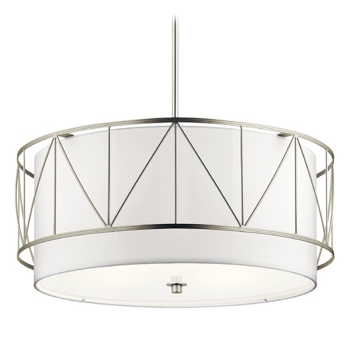 Kichler Lighting Birkleigh 24-Inch Satin Nickel Pendant by Kichler Lighting 52072SN