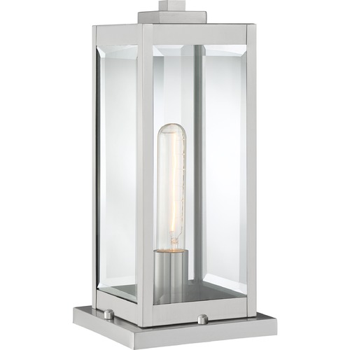 Quoizel Lighting Westover Stainless Steel Post Light by Quoizel Lighting WVR9106SS