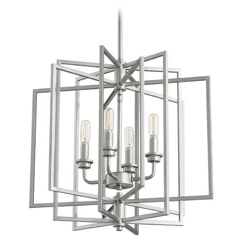 Quorum Lighting Hammond Classic Nickel Pendant by Quorum Lighting 888-4-64