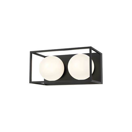 Alora Lighting Alora Lighting Amelia Matte Black Vertical Bathroom Light VL519213MBOP