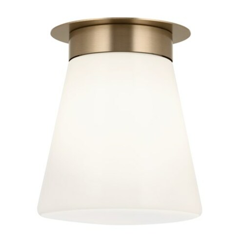 Kichler Lighting Albers Champagne Bronze Flush Mount Light by Kichler Lighting 52585CPZ