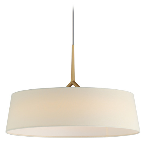 Maxim Lighting Paramount Natural Aged Brass LED Pendant by Maxim Lighting 10336OFNAB