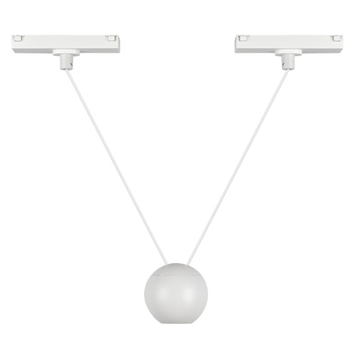 Kuzco Lighting Faria Double White LED Mini-Pendant Light with Globe Shade