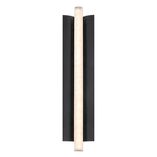 Modern Forms by WAC Lighting Modern Forms Rapper Black LED Sconce WS242624-BK