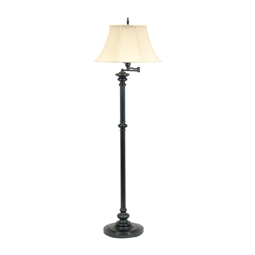Newport Swing Arm Floor Lamp in Oil Rubbed Bronze by House of Troy Lighting