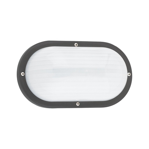 Bayside 10-Inch Oval Bulkhead in Black Generation Lighting