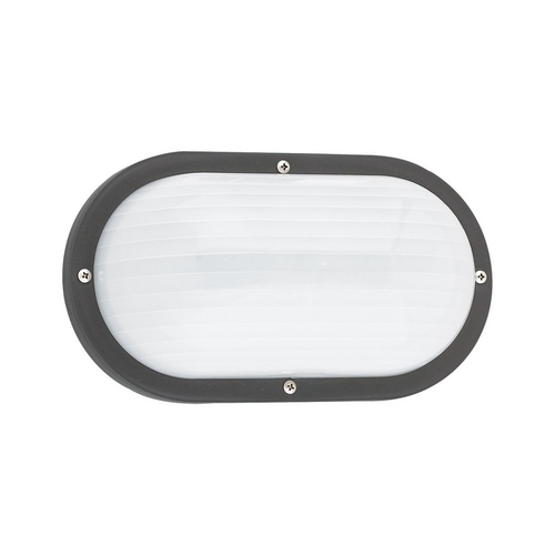 Generation Lighting Bayside 10-Inch Oval Bulkhead in Black Generation Lighting 8335-12